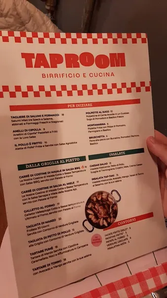 menu 2 of Taproom Riva del Garda