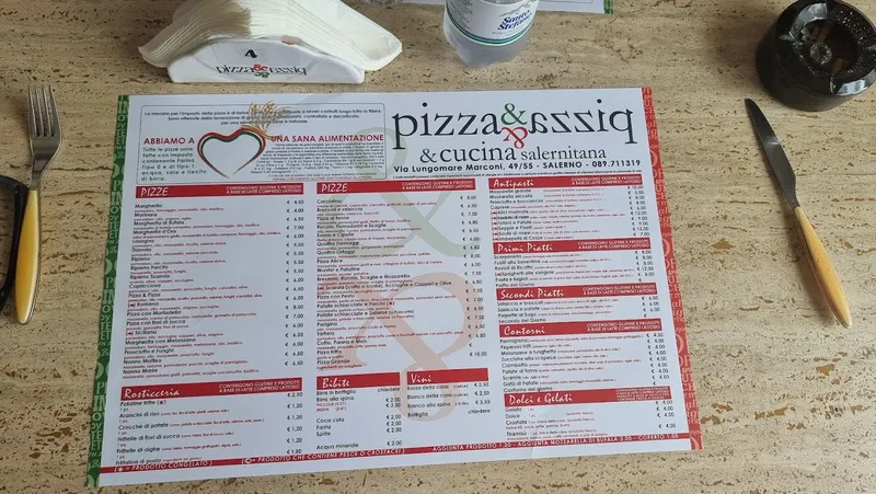 menu 0 of pizza & pizza