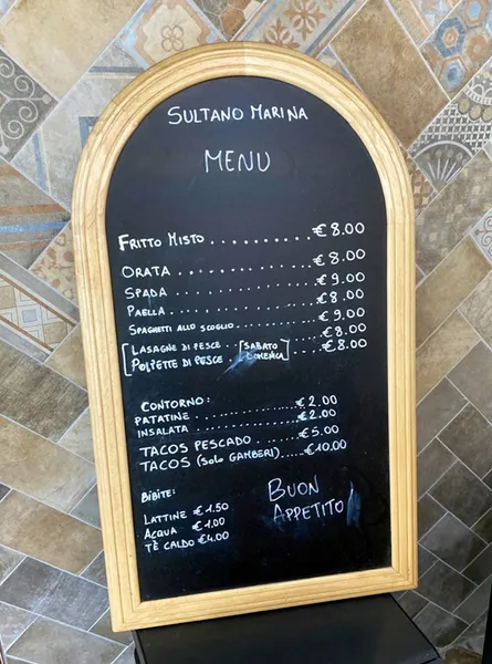 menu 0 of Pescheria Sultano Marina