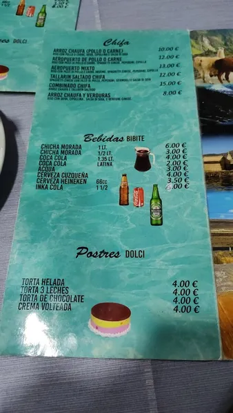 menu 1 of Ristorante El Encuentro