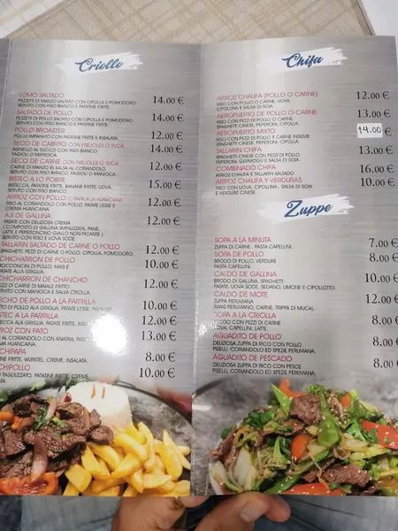 menu 2 of Ristorante El Encuentro