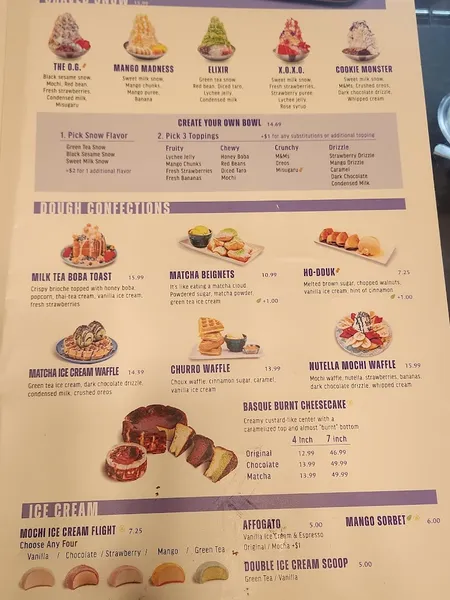 menu 2 of Grace Street Coffee & Desserts