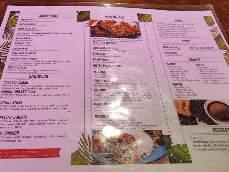 The Freakin Rican - Reviews & Menu - New York City