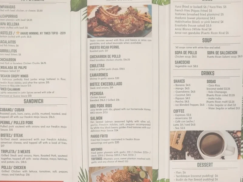 The Freakin Rican - Reviews & Menu - New York City
