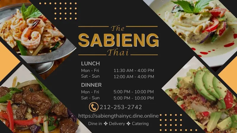 menu 0 of The Sabieng Thai