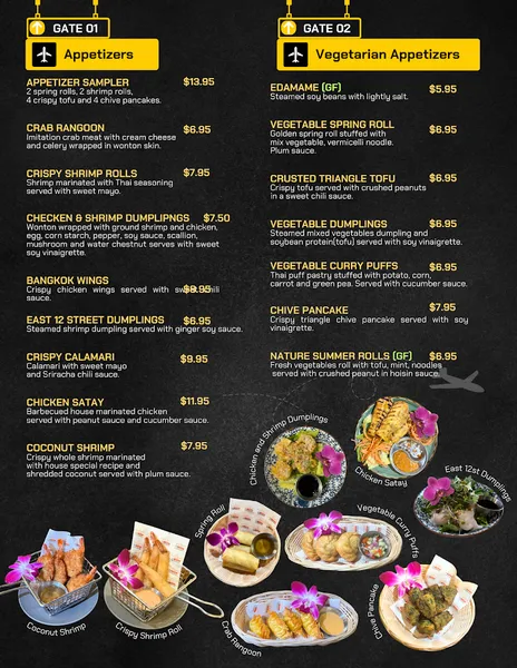 menu 1 of Thai Terminal