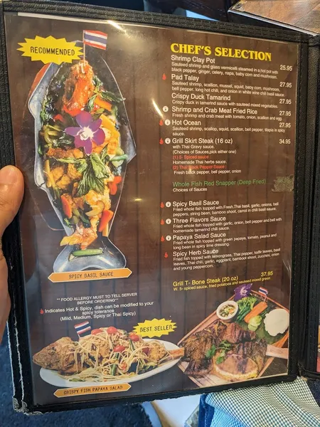 menu 2 of Top Thai Greenwich