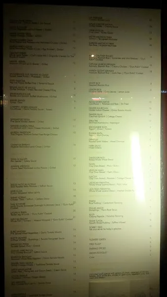 menu 2 of Awadh