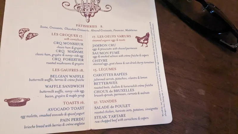 menu 1 of Buvette Gastrotheque