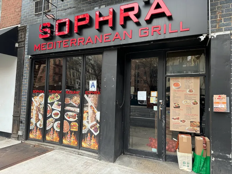 menu 2 of Sophra Grill