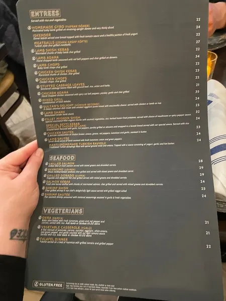 menu 2 of Akdeniz Turkish Cuisine