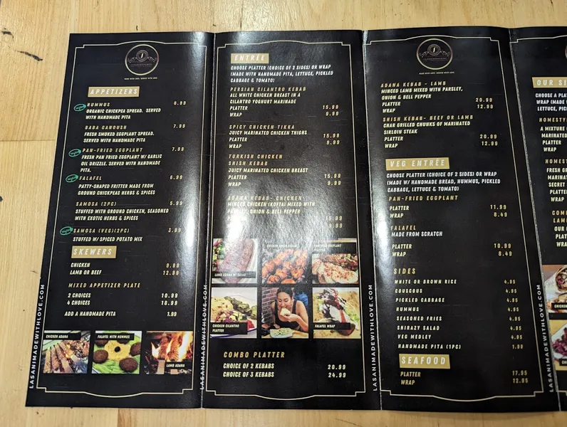 menu 0 of Lasani Grill