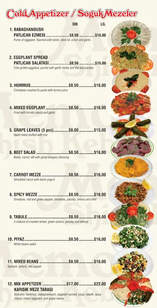 menu 2 of Memo Shish Kebab - Manhattan