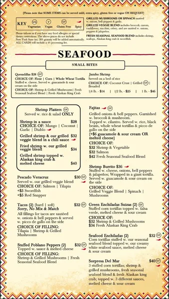 menu 2 of Mamasita Bar & Grill