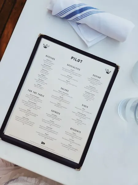 menu 0 of Pilot