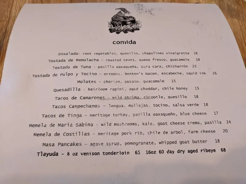 menu 0 of Claro