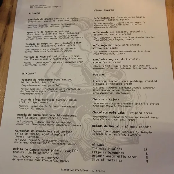 menu 1 of Claro