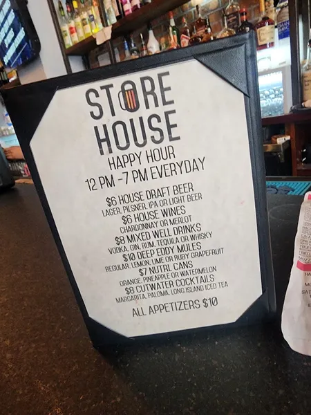 menu 2 of Storehouse