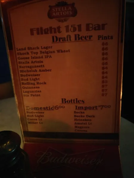 menu 2 of Shaffer's