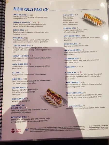 menu 0 of Mikuni