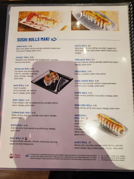 menu 2 of Mikuni