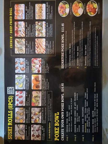 menu 2 of Ramen Hub & Sushi - Long Beach