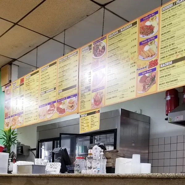 menu 2 of El Taco Loco