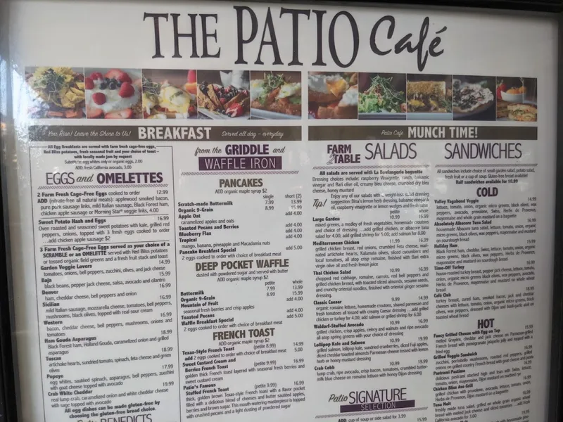 menu 2 of Patio Cafe