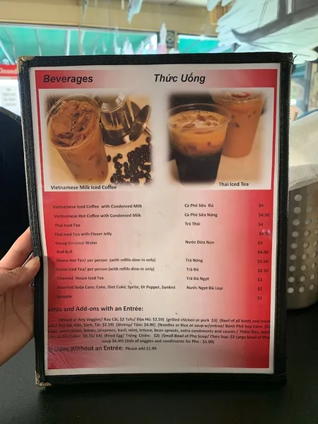 menu 2 of Pho Ha Noi Asian Cuisine