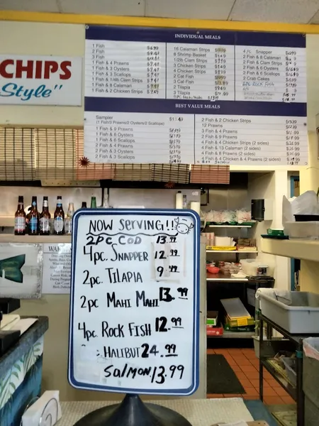 menu 2 of West Coast Fish N' Chips