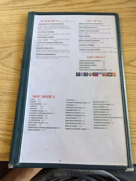 menu 2 of The Waffle Place