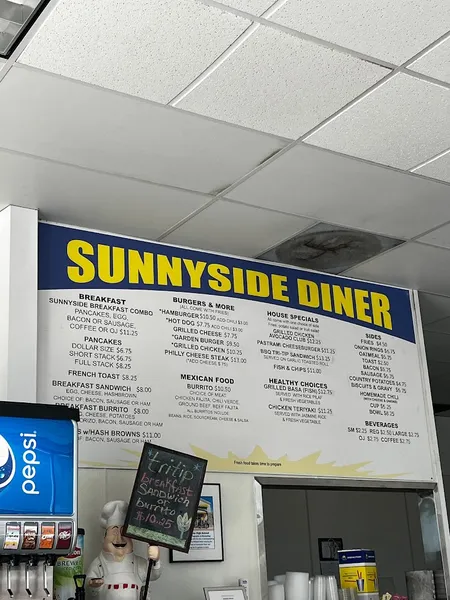 menu 1 of Sunnyside Diner