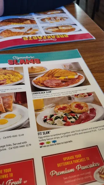 menu 2 of Denny's