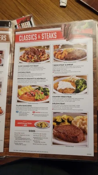 menu 0 of Denny's