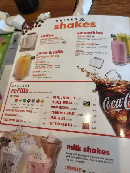 menu 1 of Denny's