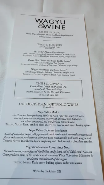 menu 2 of The Capital Grille