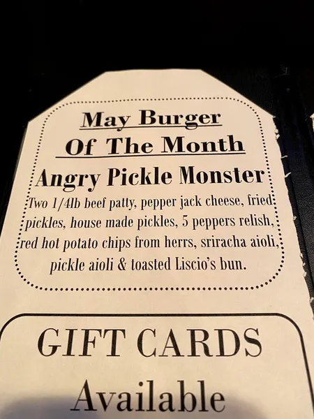 menu 2 of Lucky's Last Chance- Manayunk