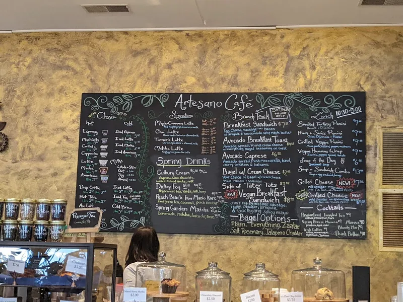 menu 0 of Artesano Cafe