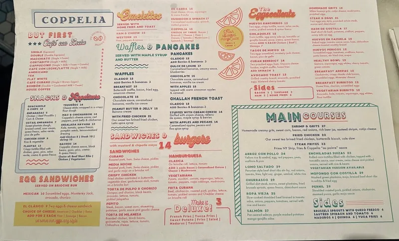 menu 0 of Coppelia