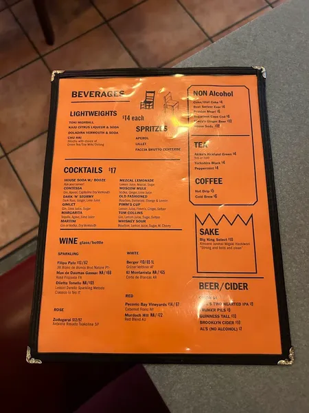 menu 2 of Superiority Burger