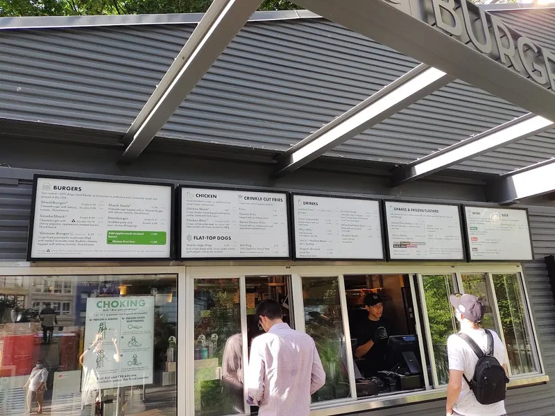 menu of Shake Shack Madison Square Park