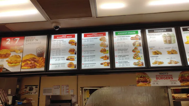 Menu Arby's