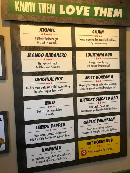 Menu Wingstop