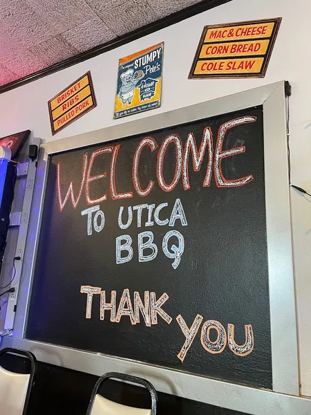 menu of Utica BBQ