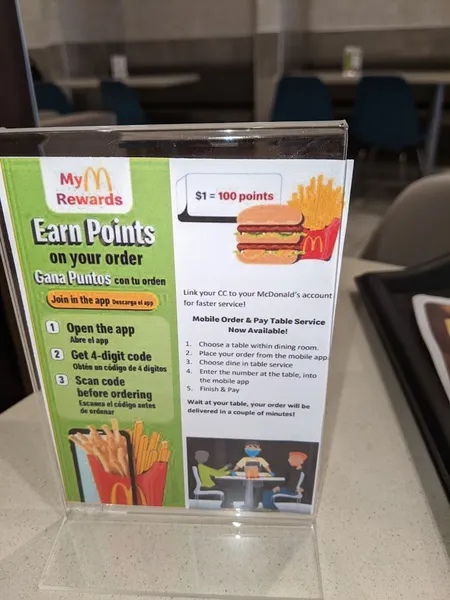 Menu McDonald's