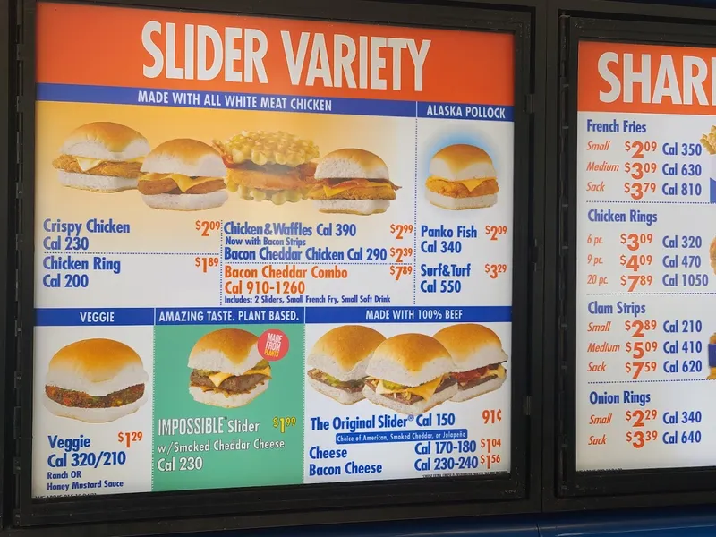 Menu White Castle