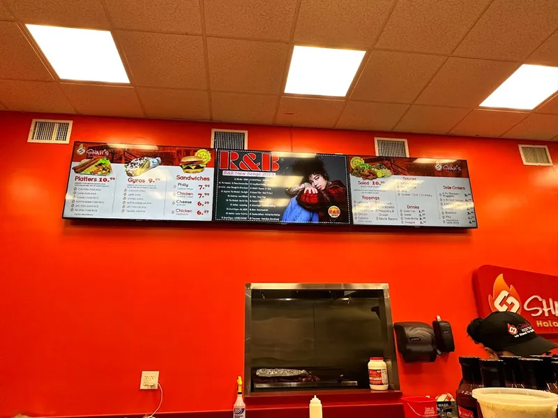 Menu Shah's Halal Food Yonkers