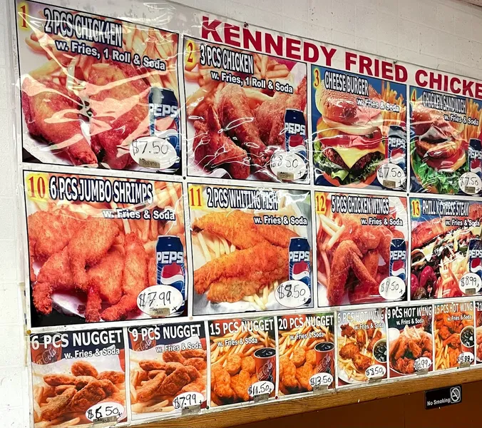 Menu Kennedy's Fried Chicken