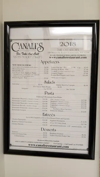 canali's italian restaurant rotterdam new york