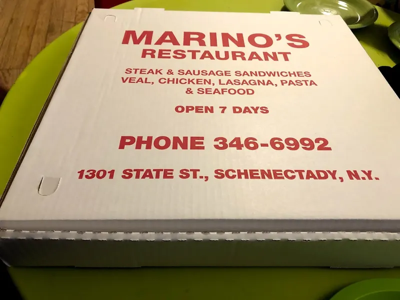 Menu Marino's Pizza & Restaurant